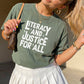 Literacy And Justice For All Heavyweight Comfort Colors Shirt