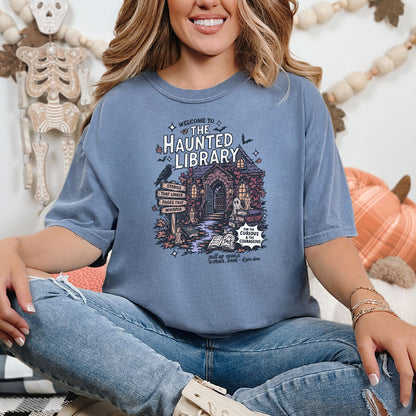 The Haunted Library Heavyweight Comfort Colors Shirt