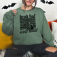 Dead But Well Read Gildan Crewneck Sweatshirt
