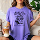 I Like My Coffee Icy & My Books Spicy Heavyweight Comfort Colors Shirt