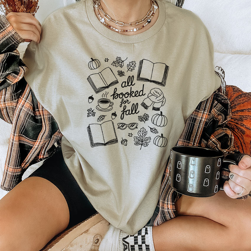 All Booked for Fall Gildan Softstyle Shirt