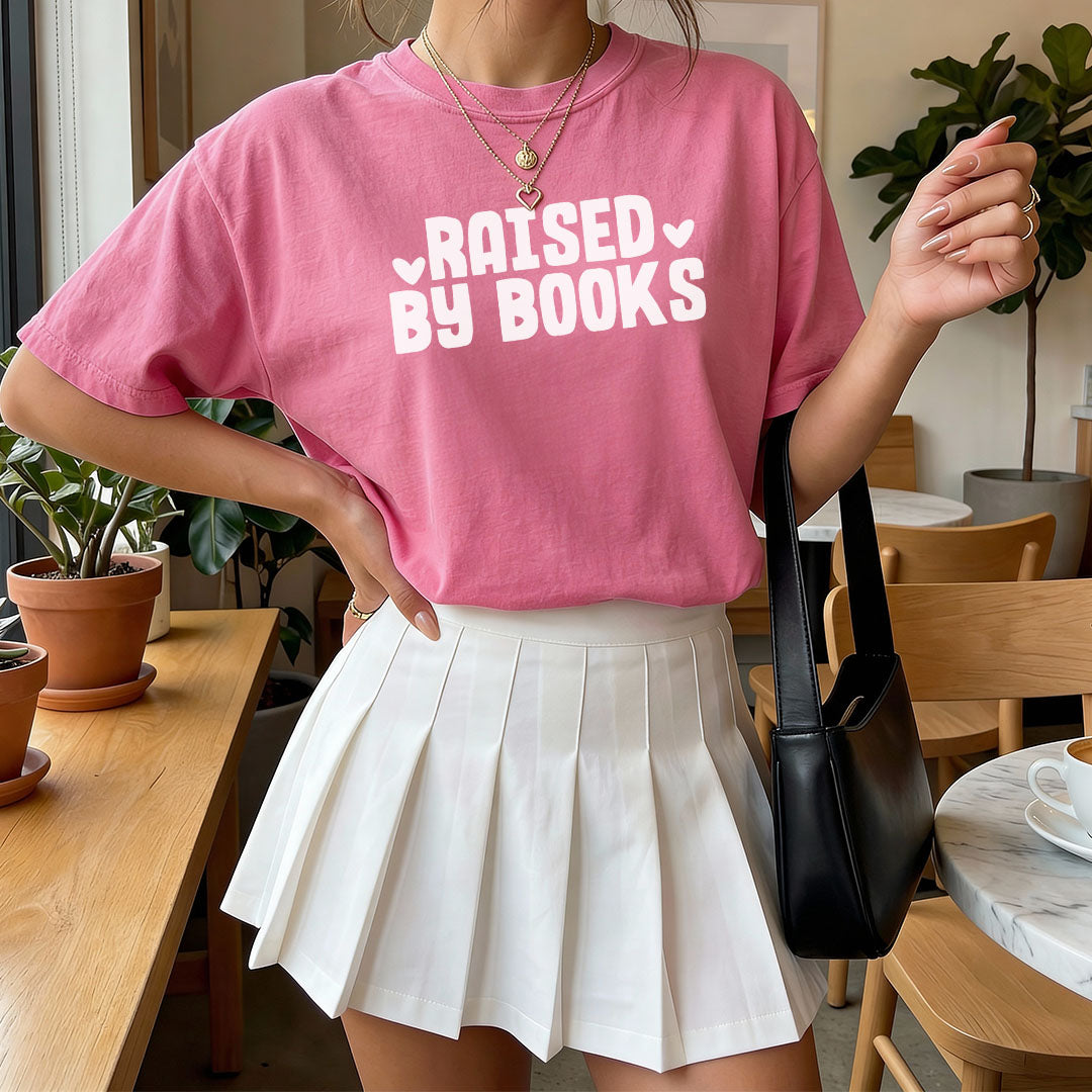 Raised By Books Heavyweight Comfort Colors Shirt