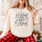 All Booked for Christmas Lightweight Comfort Colors Sweatshirt
