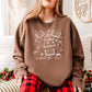 All Booked for Christmas Lightweight Comfort Colors Sweatshirt