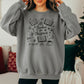 All Booked for Christmas Lightweight Comfort Colors Sweatshirt