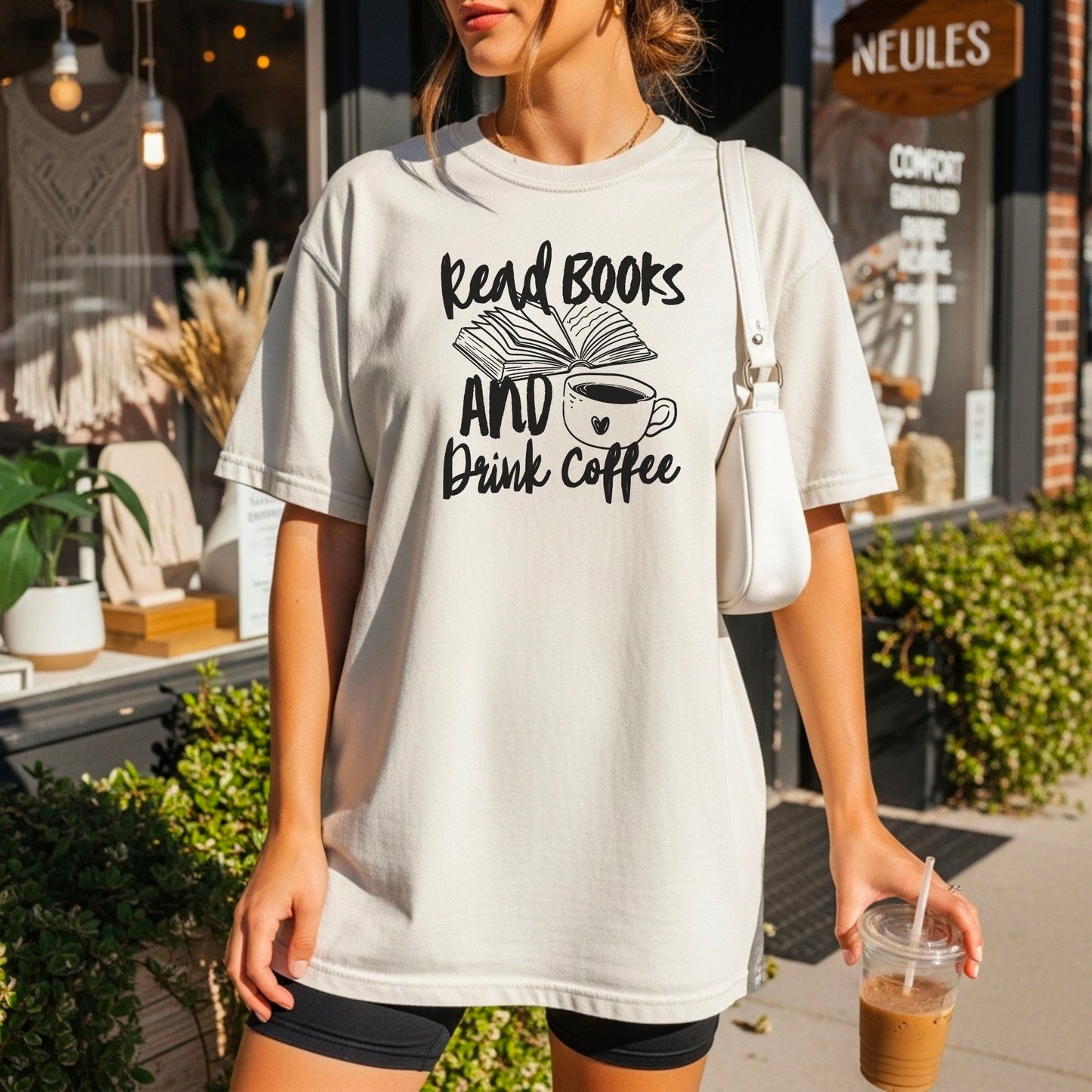 Read Books And Drink Coffee Heavyweight Comfort Colors Shirt