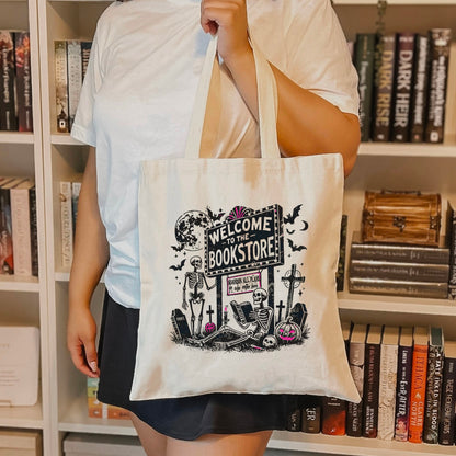 Welcome To the Bookstore Canvas Tote Bag