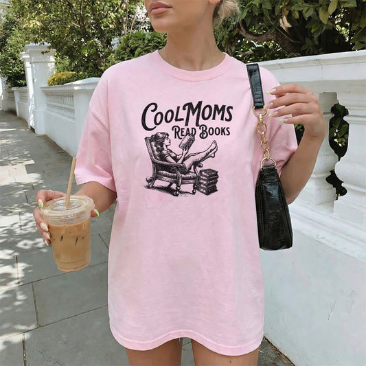 Cool Moms Read Books Gildan Softsyle Shirt