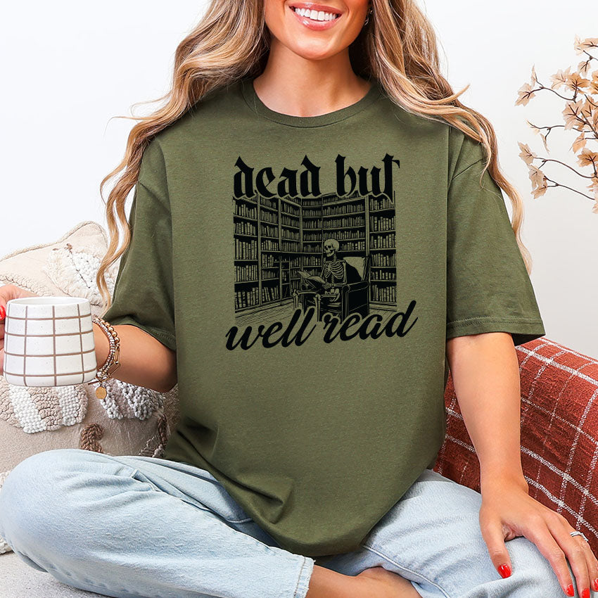 Dead But Well Read Gildan Softstyle Shirt