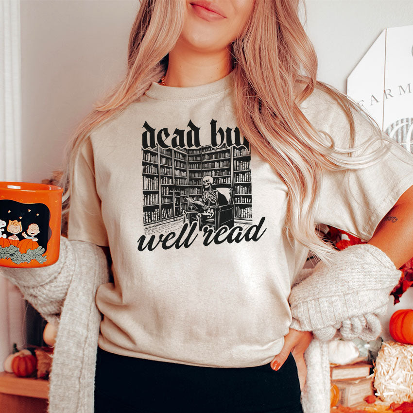 Dead But Well Read Gildan Softstyle Shirt