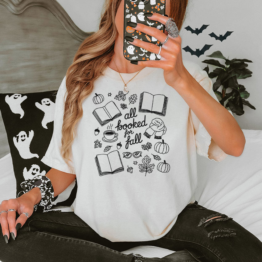 All Booked for Fall Heavyweight Comfort Colors Shirt