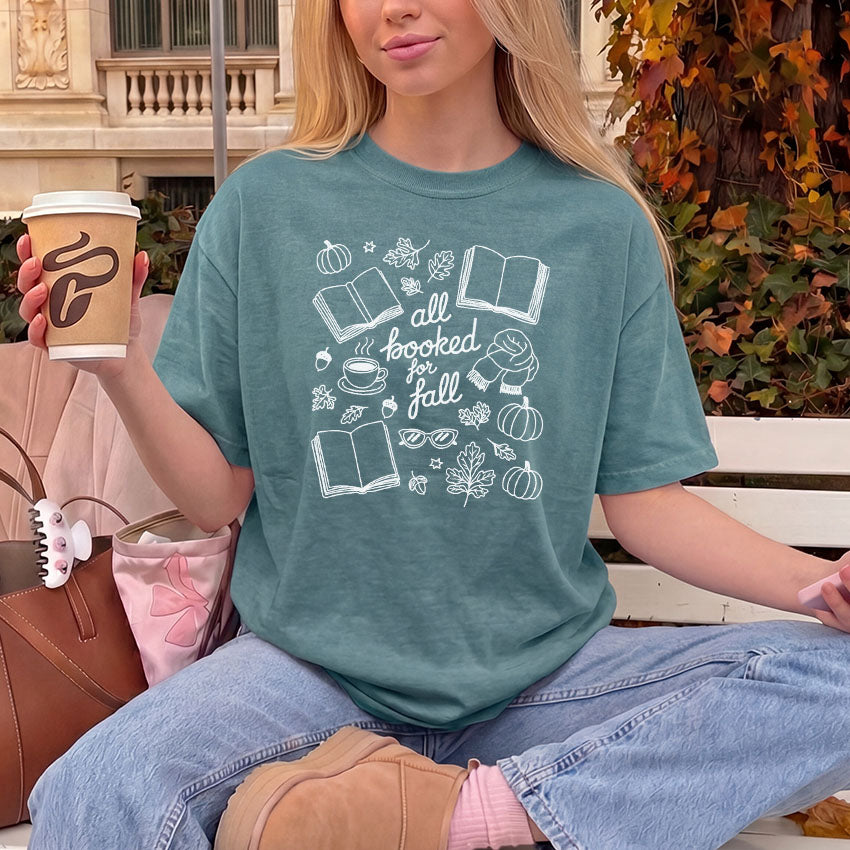 All Booked for Fall Heavyweight Comfort Colors Shirt