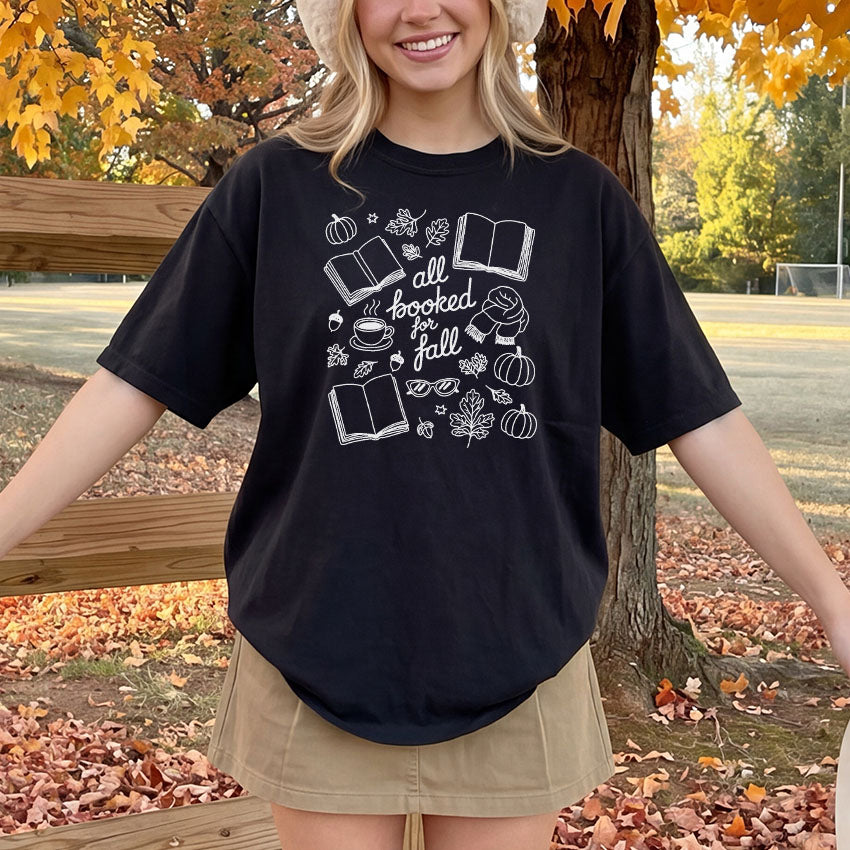 All Booked for Fall Heavyweight Comfort Colors Shirt