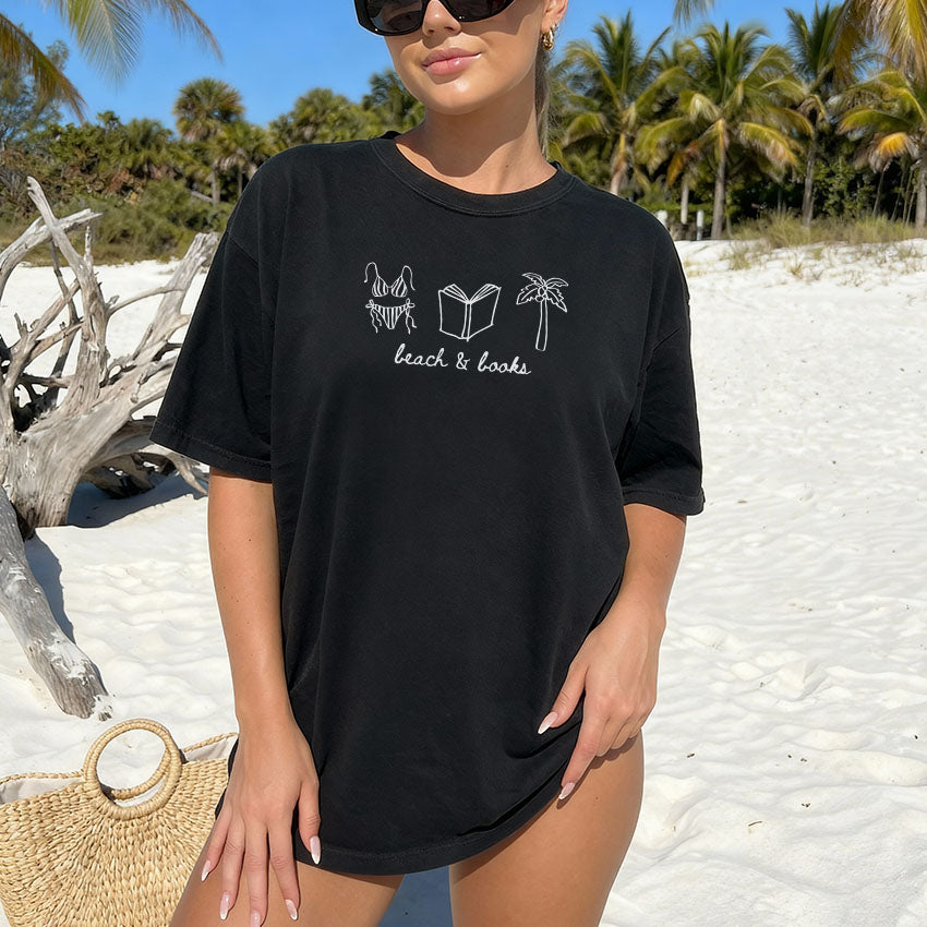 Beach & Books Heavyweight Comfort Colors Shirt