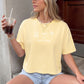 Beach & Books Heavyweight Comfort Colors Boxy Cropped Tee