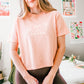 Beach & Books Heavyweight Comfort Colors Boxy Cropped Tee