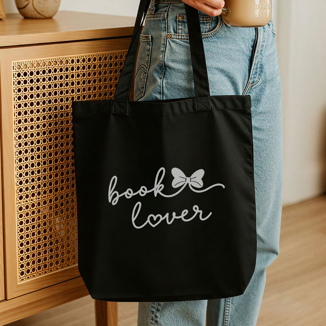 Book Lover Canvas Tote Bag