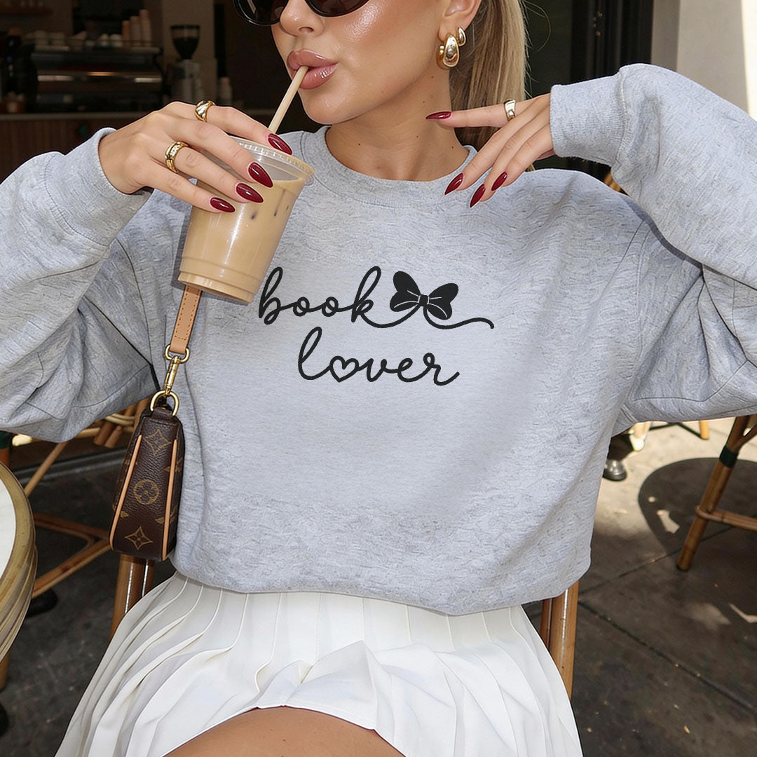 Book Lover Gildan Crewneck Sweatshirt