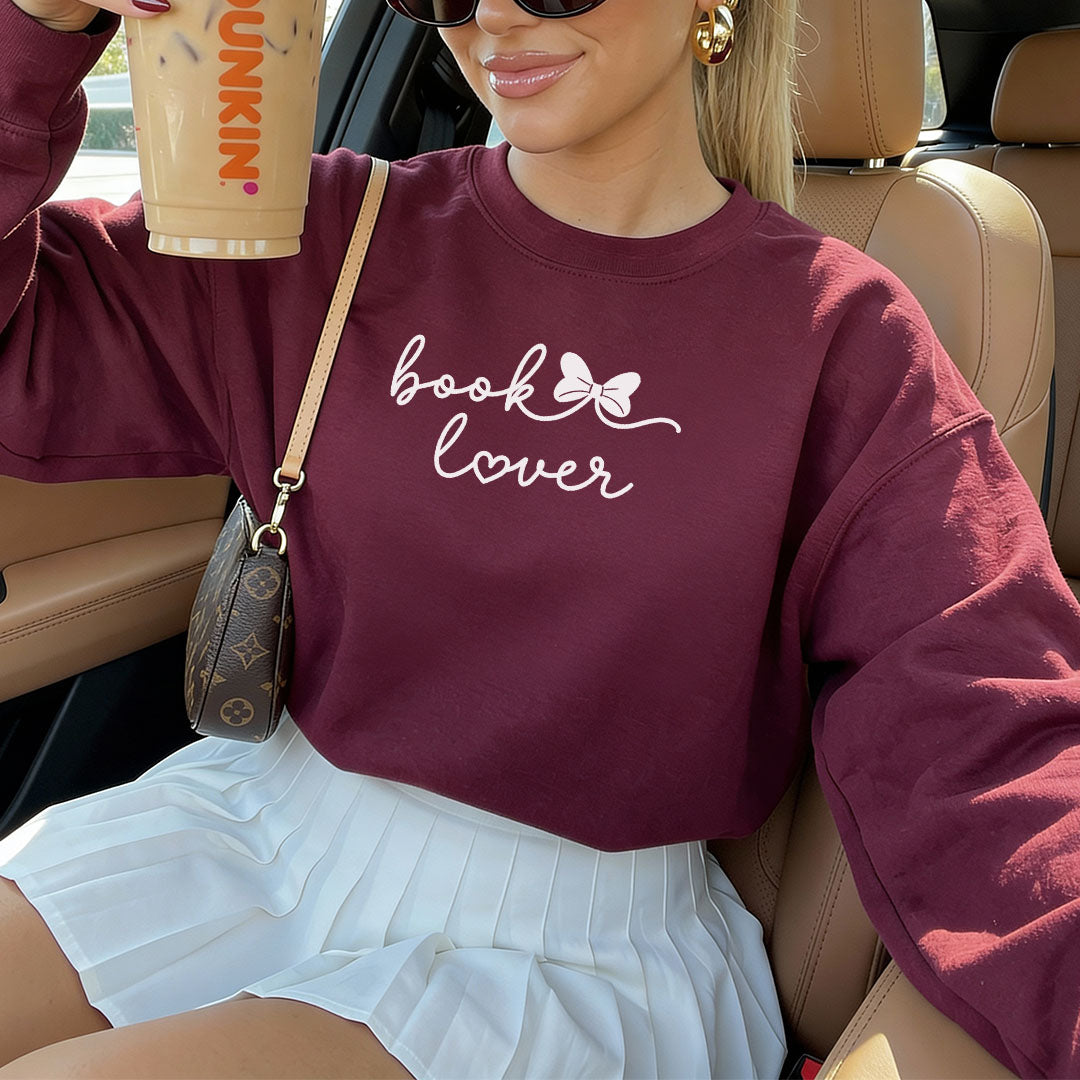 Book Lover Gildan Crewneck Sweatshirt