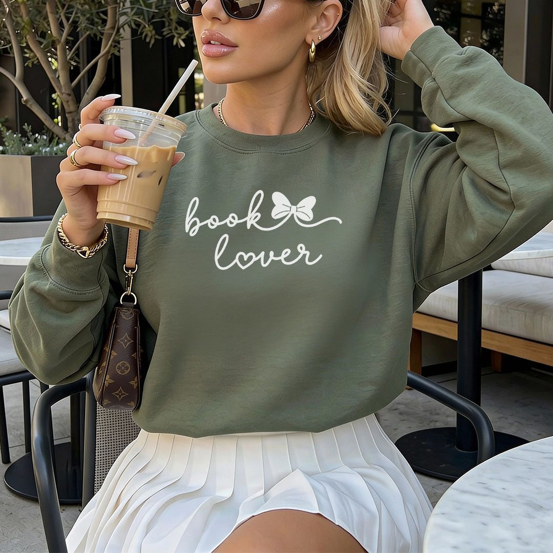 Book Lover Gildan Crewneck Sweatshirt