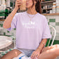 Book Lover Heavyweight Comfort Colors Boxy Cropped Shirt