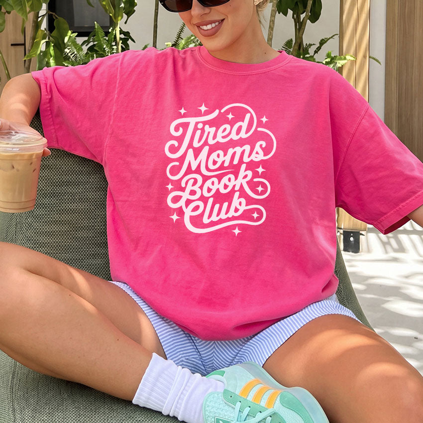 Tired Moms Book Club Gildan Softsyle Shirt