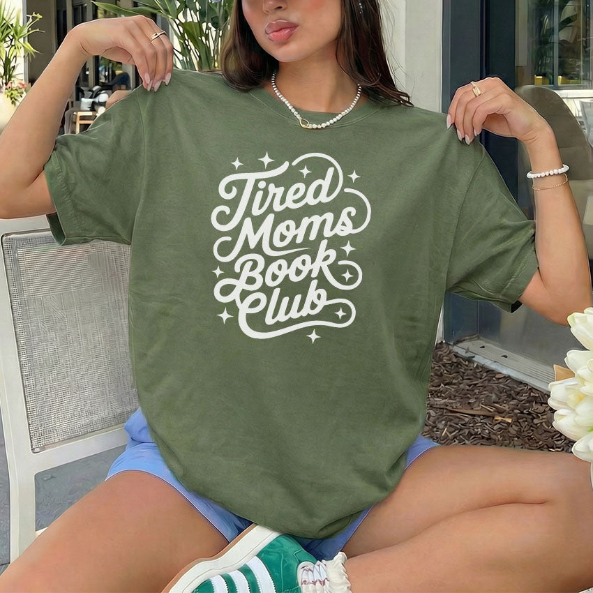 Tired Moms Book Club Gildan Softsyle Shirt