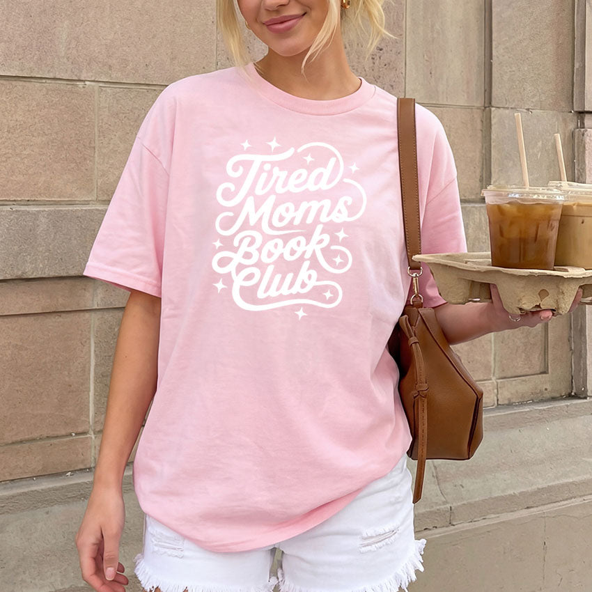 Tired Moms Book Club Gildan Softsyle Shirt