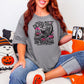 Dead Set On Reading - Comfort Colors Heavyweight Shirt | Halloween Bookworm Tee