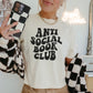 Anti Social Book Club Comfort Colors Boxy Cropped Shirt