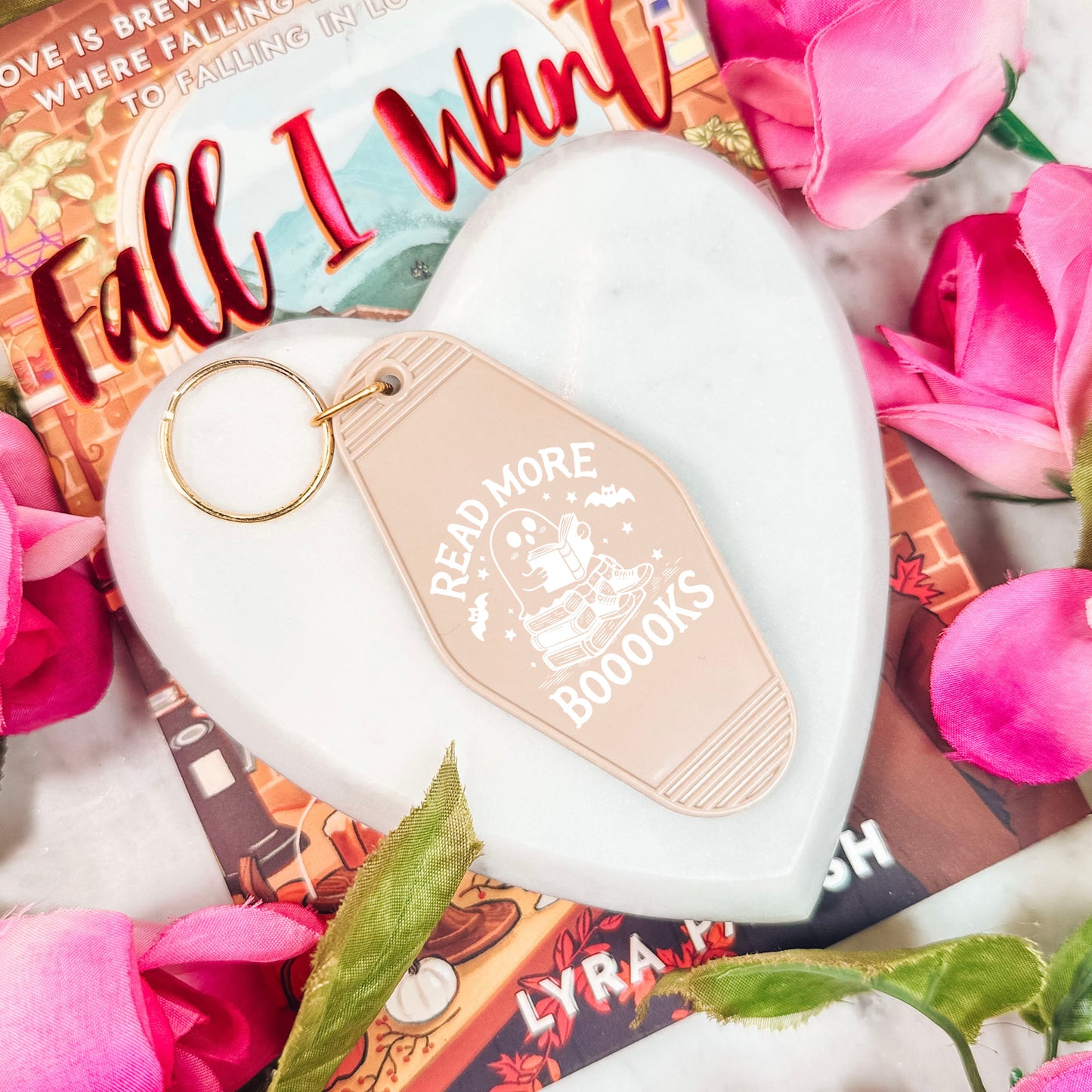 Read More Boooooks Motel Keychain