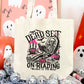 Dead Set On Reading Canvas Tote Bag