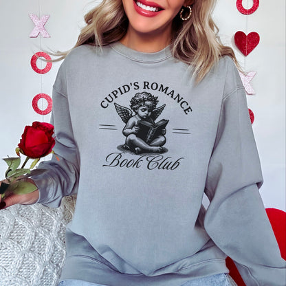 Cupid’s Romance Book Club Lightweight Comfort Colors Sweatshirt