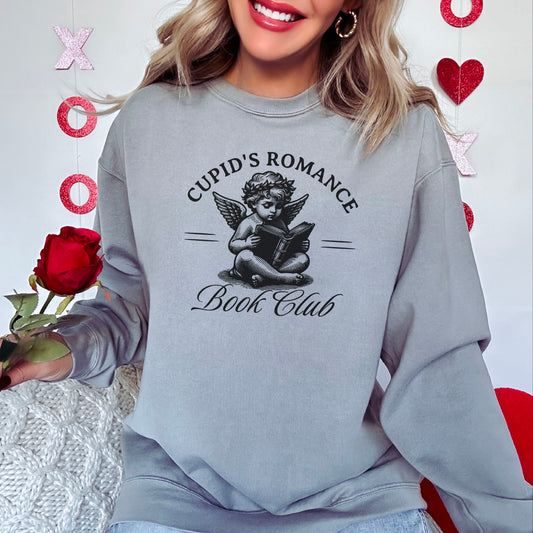 Cupid’s Romance Book Club Lightweight Comfort Colors Sweatshirt