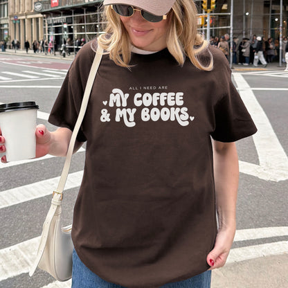 All I Need Are My Coffee & My Books Gildan Softstyle Shirt