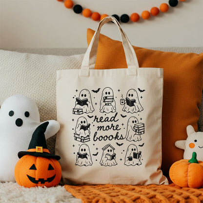 The Boo Book Club Canvas Tote Bag