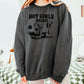 Hot Girls Read Lightweight Comfort Colors Sweatshirt