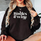 Books & Wine Gildan Crewneck Sweatshirt
