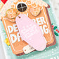 My Holidays Are All Booked Retro Motel Keychain