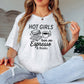 Hot Girls Run On Espresso And Books Gildan Softstyle Shirt