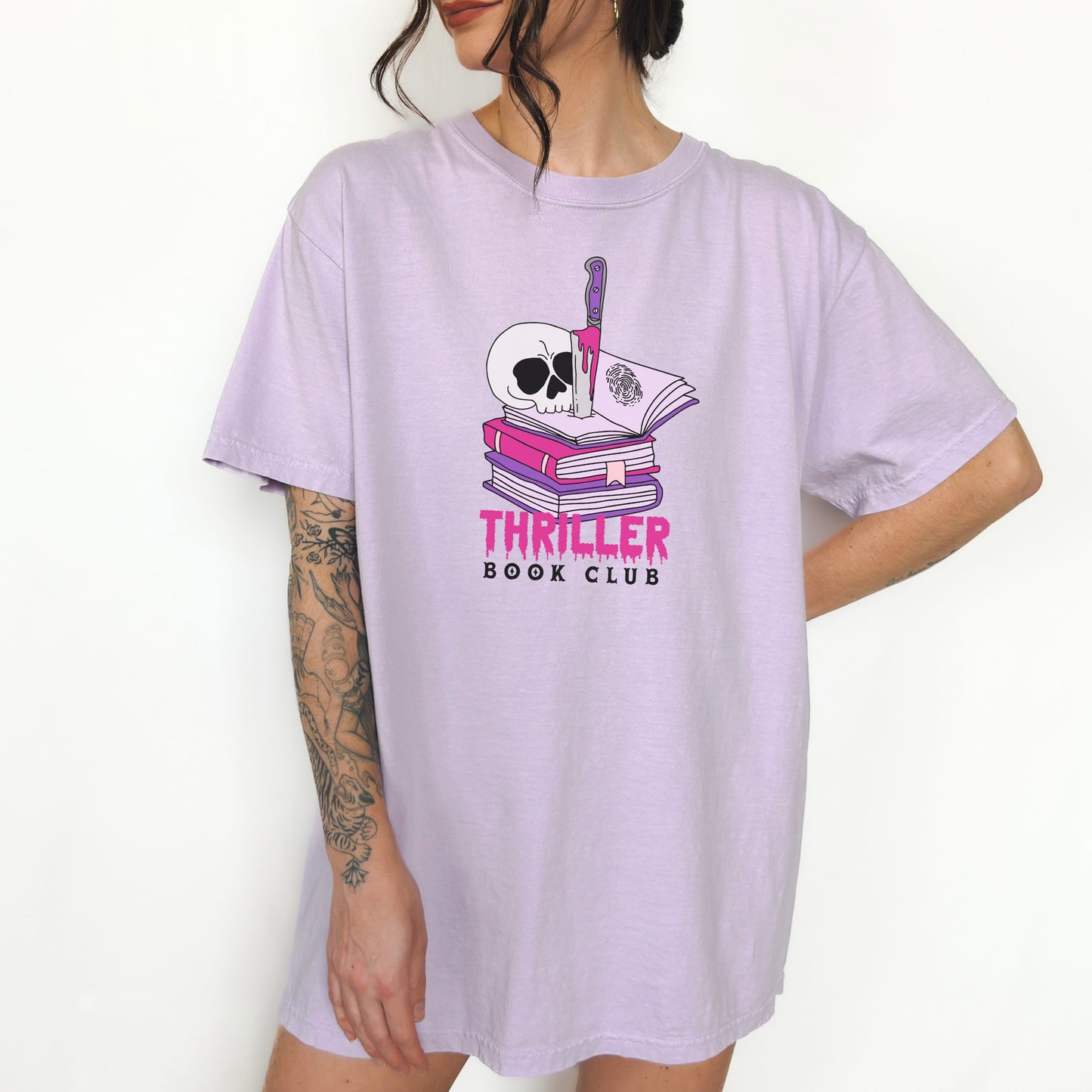 Thriller Book Club - Comfort Colors Heavyweight Shirt for Mystery Lovers
