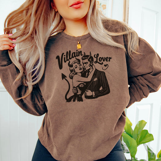 Villain Lover Lightweight Premium Comfort Colors Sweatshirt