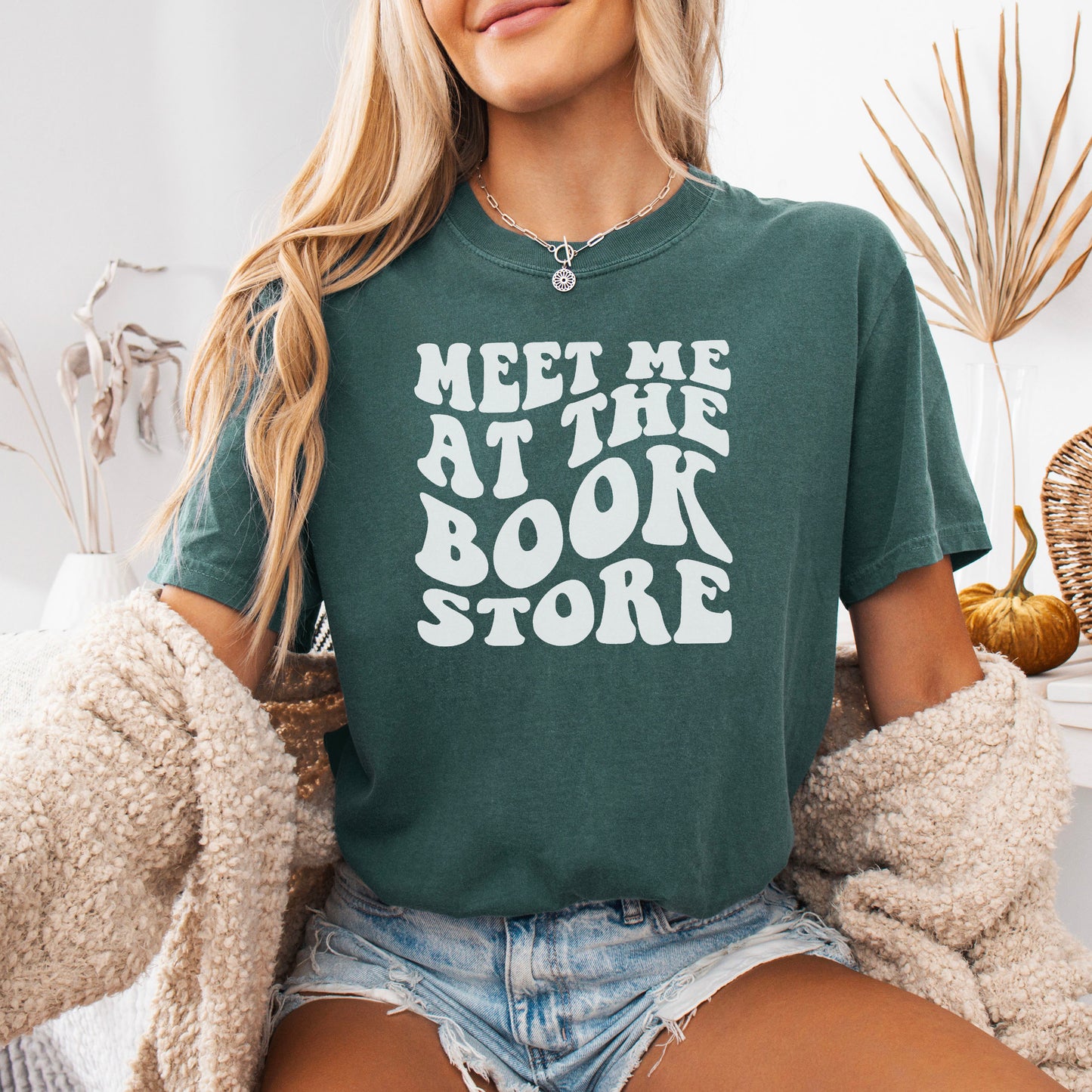 Meet Me at the Bookstore Comfort Colors Shirt | Premium Bookish Style, Perfect for Bookstore Trips