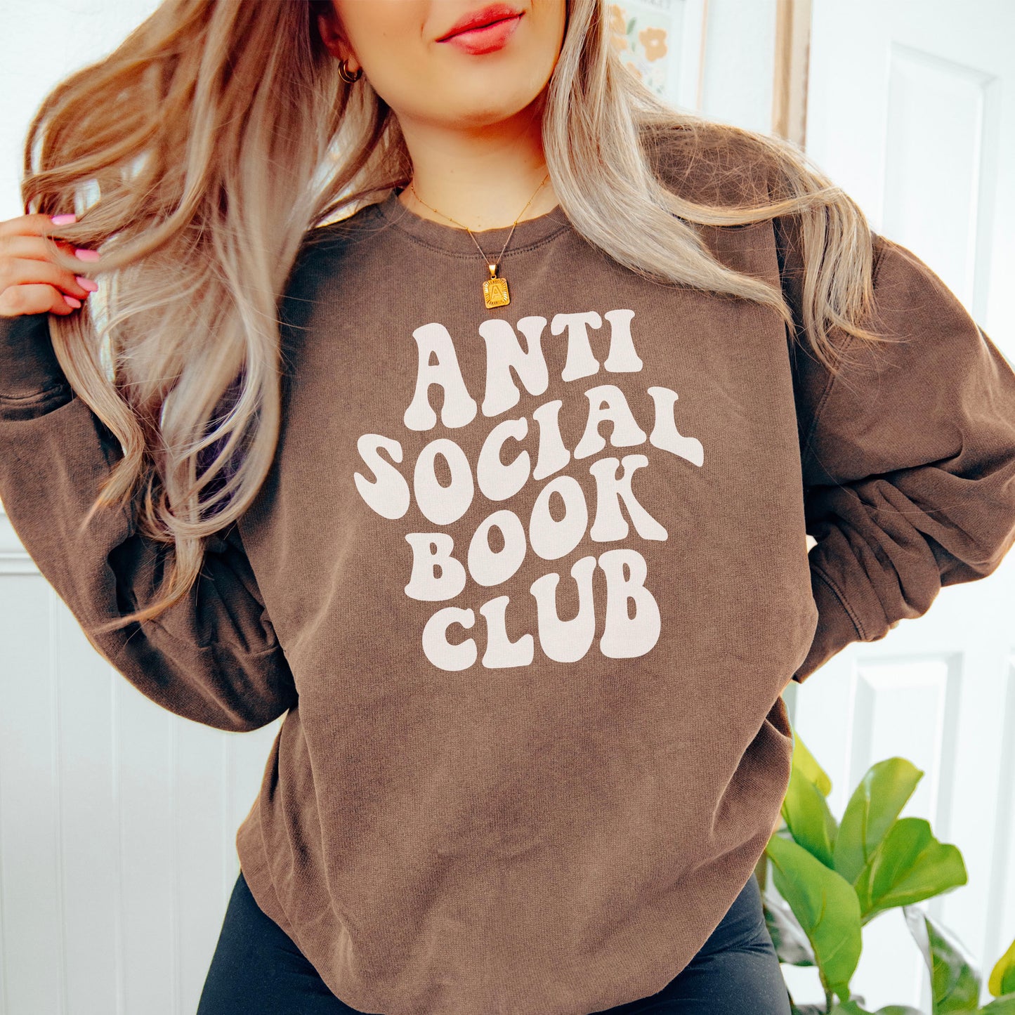 Anti Social Book Club Lightweight Comfort Colors Sweatshirt