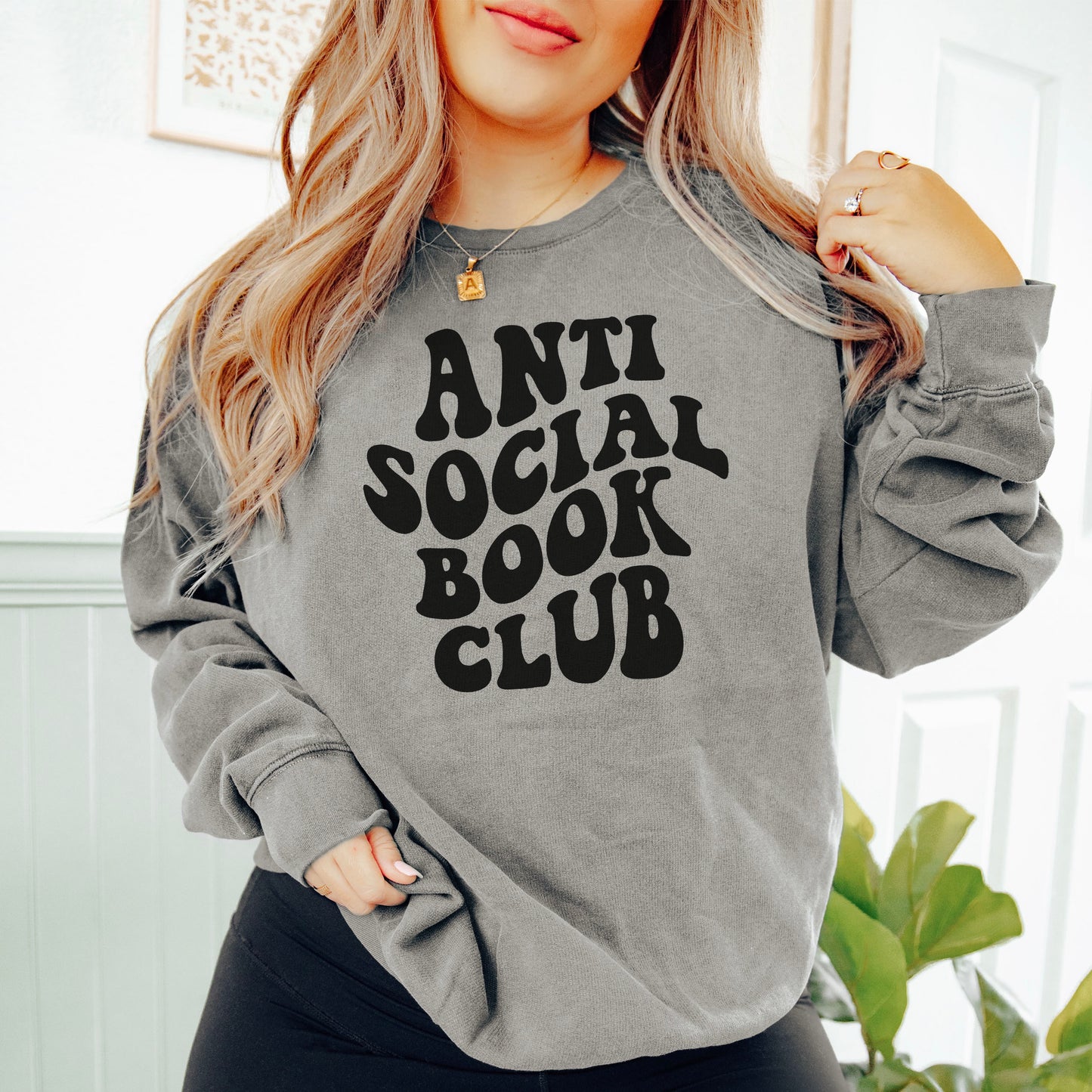 Anti Social Book Club Lightweight Comfort Colors Sweatshirt
