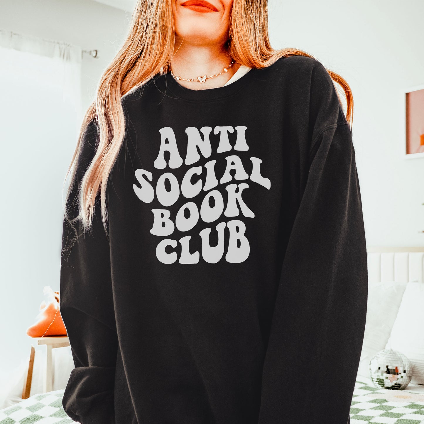 Anti Social Book Club Lightweight Comfort Colors Sweatshirt