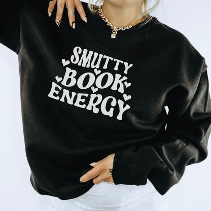 Smutty Book Energy Lightweight Comfort Colors Sweatshirt