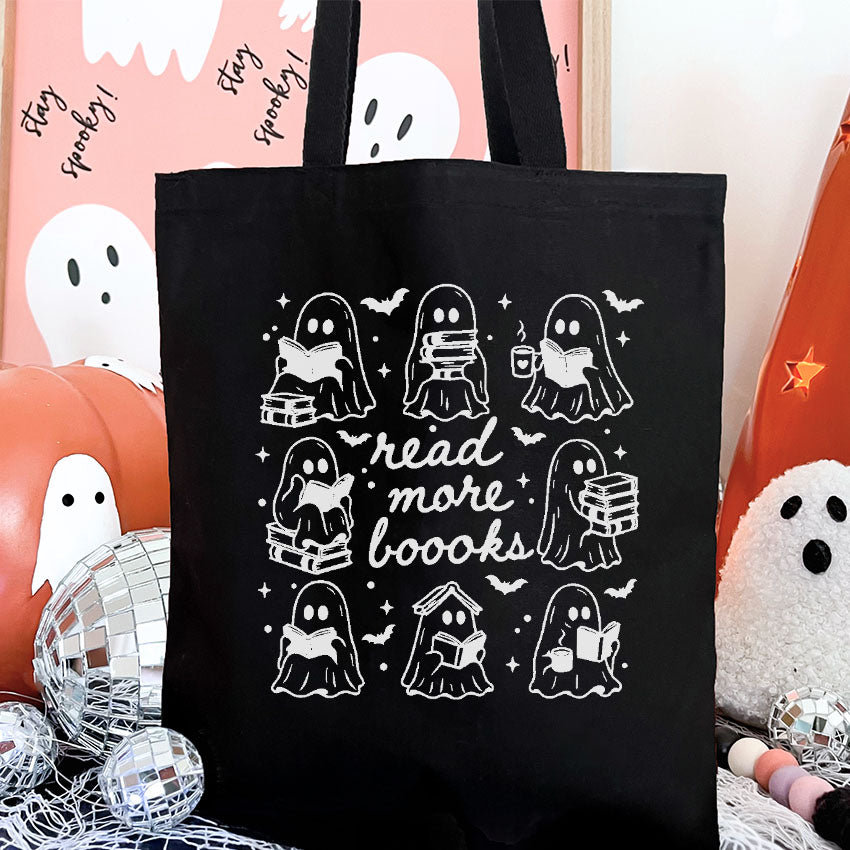 The Boo Book Club Canvas Tote Bag