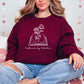 Books Are My Valentine (Floral) Gildan Crewneck Sweatshirt