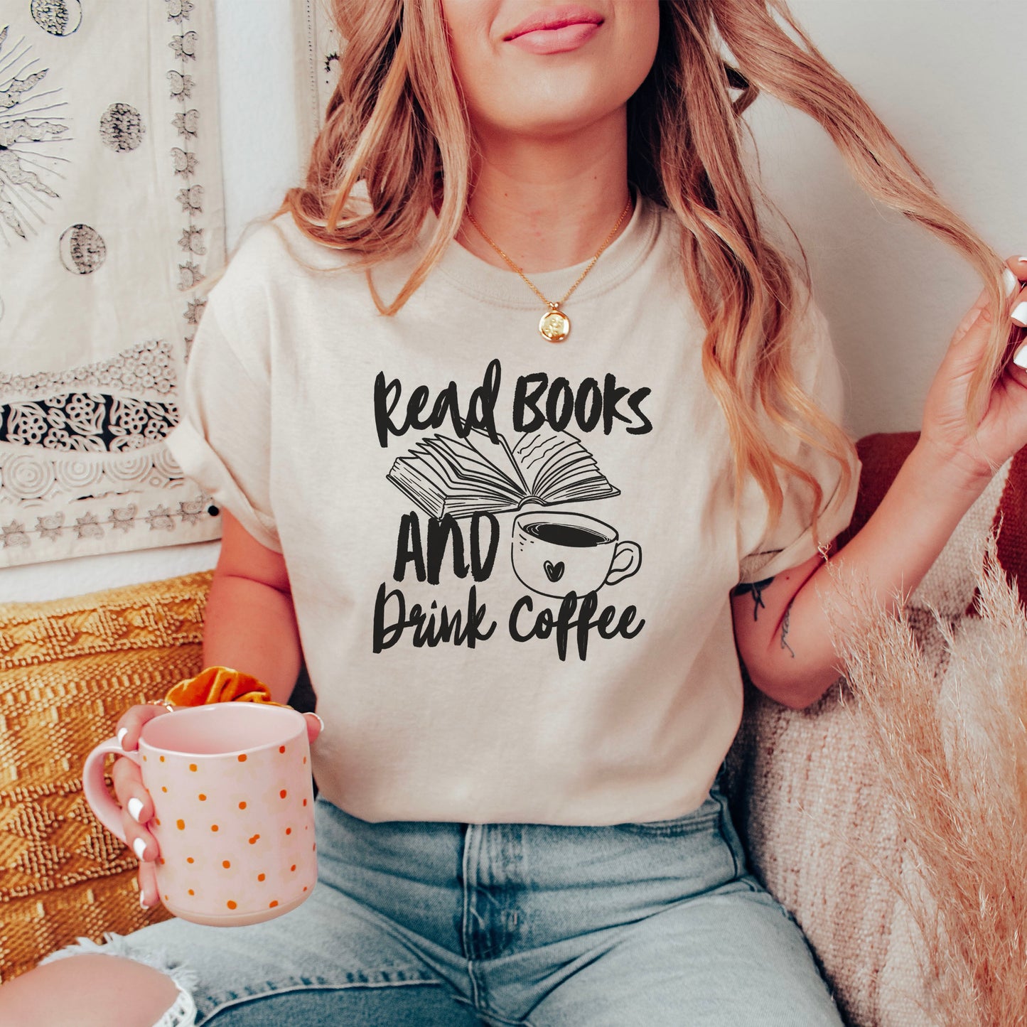 Read Books And Drink Coffee Gildan Softstyle Shirt